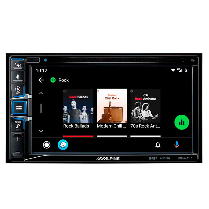 Alpine INE-W611DC 2-DIN multimediestasjon med lastebilkort
