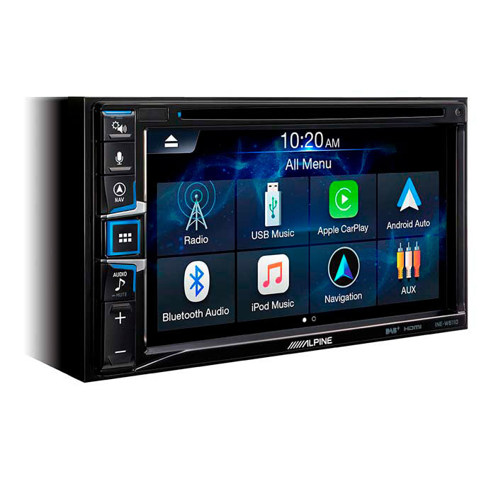 Alpine INE-W611DC 2-DIN multimediestasjon med lastebilkort