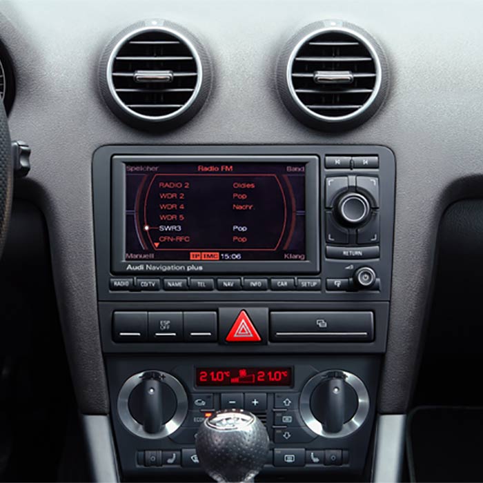 2-DIN 8" sett til Audi A3 m/display