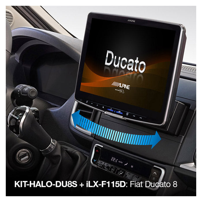 Alpine-sett til Halo 9 og 11 til Fiat Ducato 8