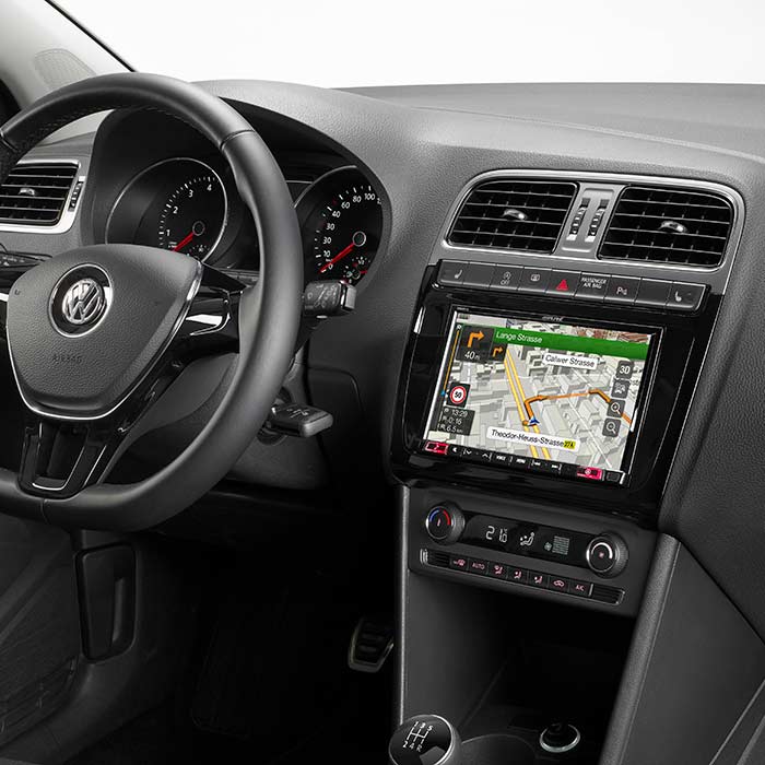 2-DIN 8" sett til VW Polo 5/GTI 2014->
