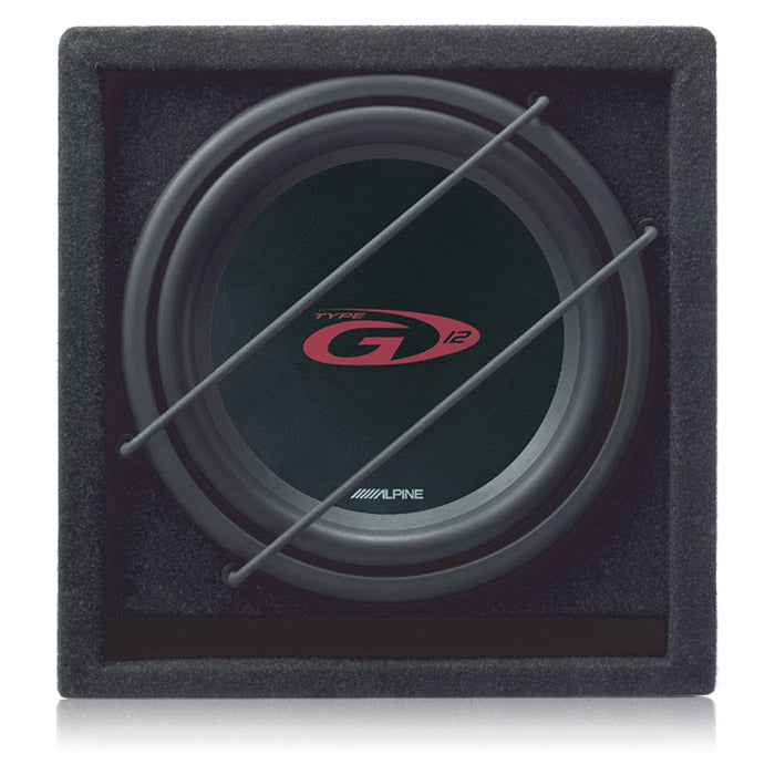 Alpine 12" subwoofer i kabinett 2 ohm (30 cm)