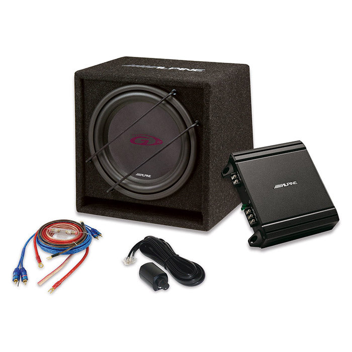 Alpine 12" subwoofer med forsterker