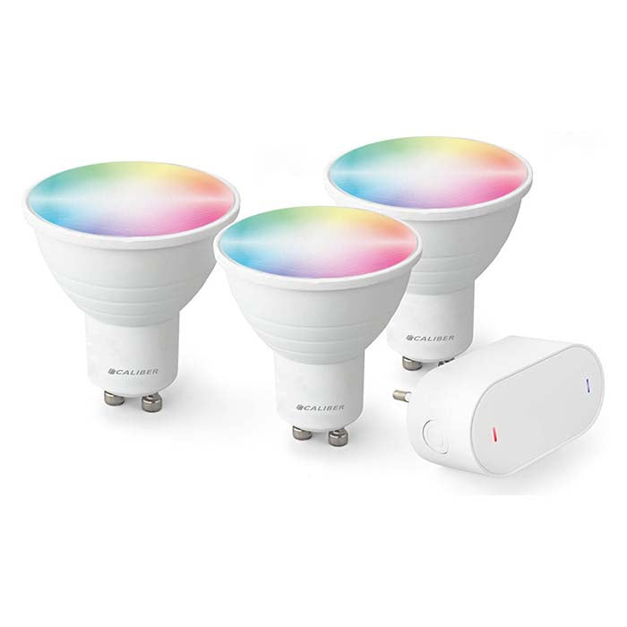 Caliber GU10 Smart Home startpakke med LED-pærer