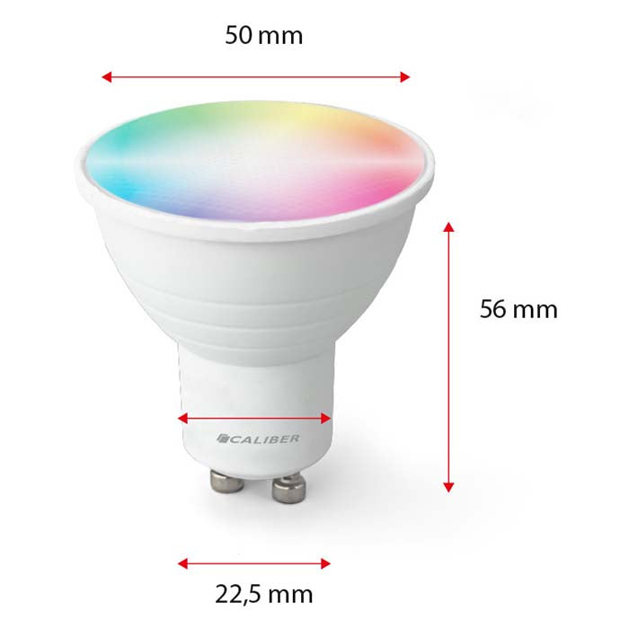 Caliber GU10 Smart Home startpakke med LED-pærer