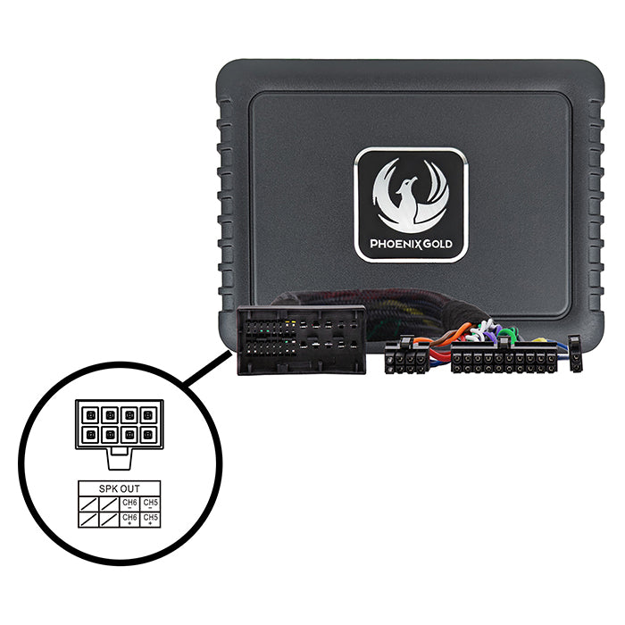 Phoenix Gold DSP-forsterkersett BMW 2005-2019 HIFI-syst