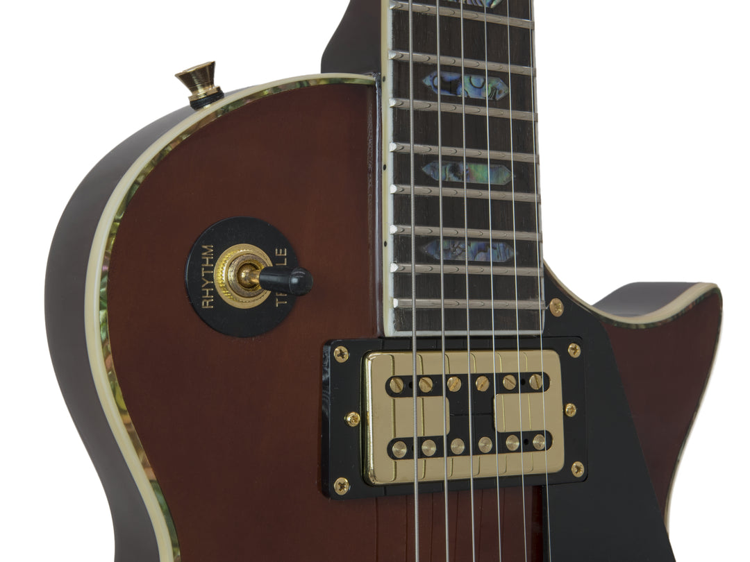 DiMavery LP -700 elektrisk gitar, honning høyglans