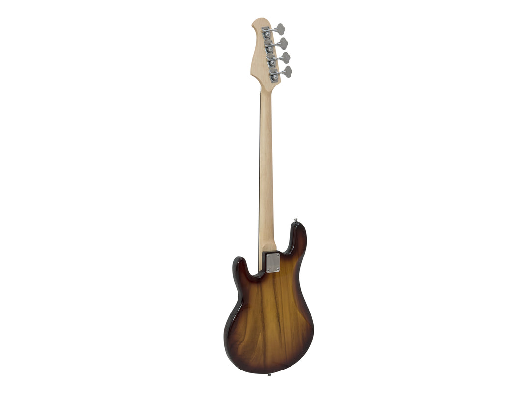 DiMavery MM-501 elektrisk bass, uten bånd, tobakk