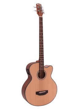 DiMavery AB-455 akustisk bass, 5-strengs, naturlig