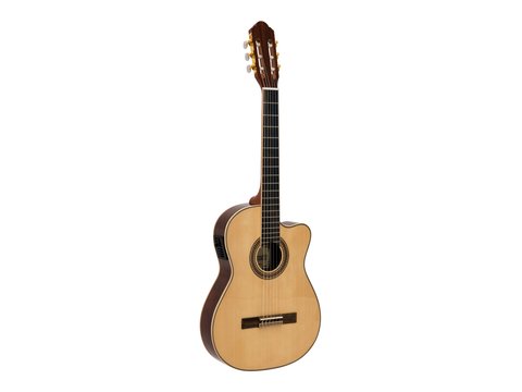 DiMavery TB-100 klassisk gitar, naturlig