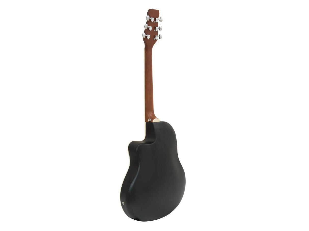DiMavery RB-300 Roundback Gitar - Sort
