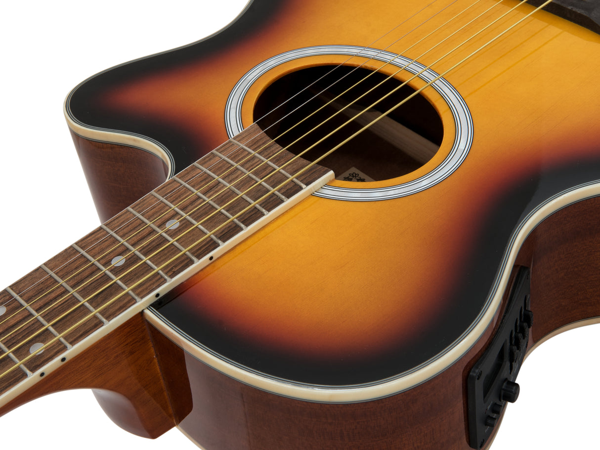 DiMavery AW-400 Western Gitar - Sunburst