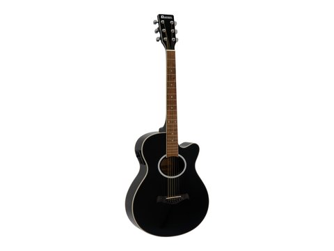 DiMavery AW-400 Western Gitar - Sort