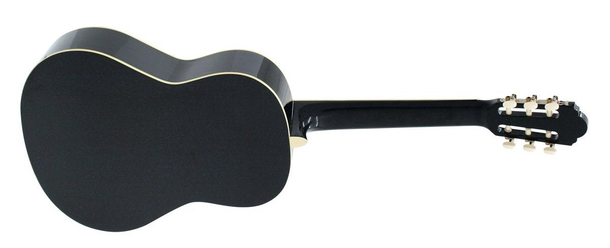 DiMavery AC-303 klassisk spansk gitar 4/4 (svart)