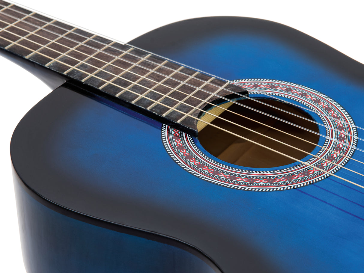 DiMavery AC-303 Klassisk gitar, Blue Burst