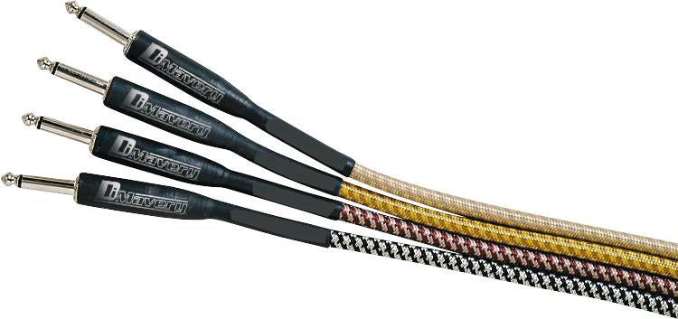 DiMavery Instrumentkabel, 3m, Sort / Sølv