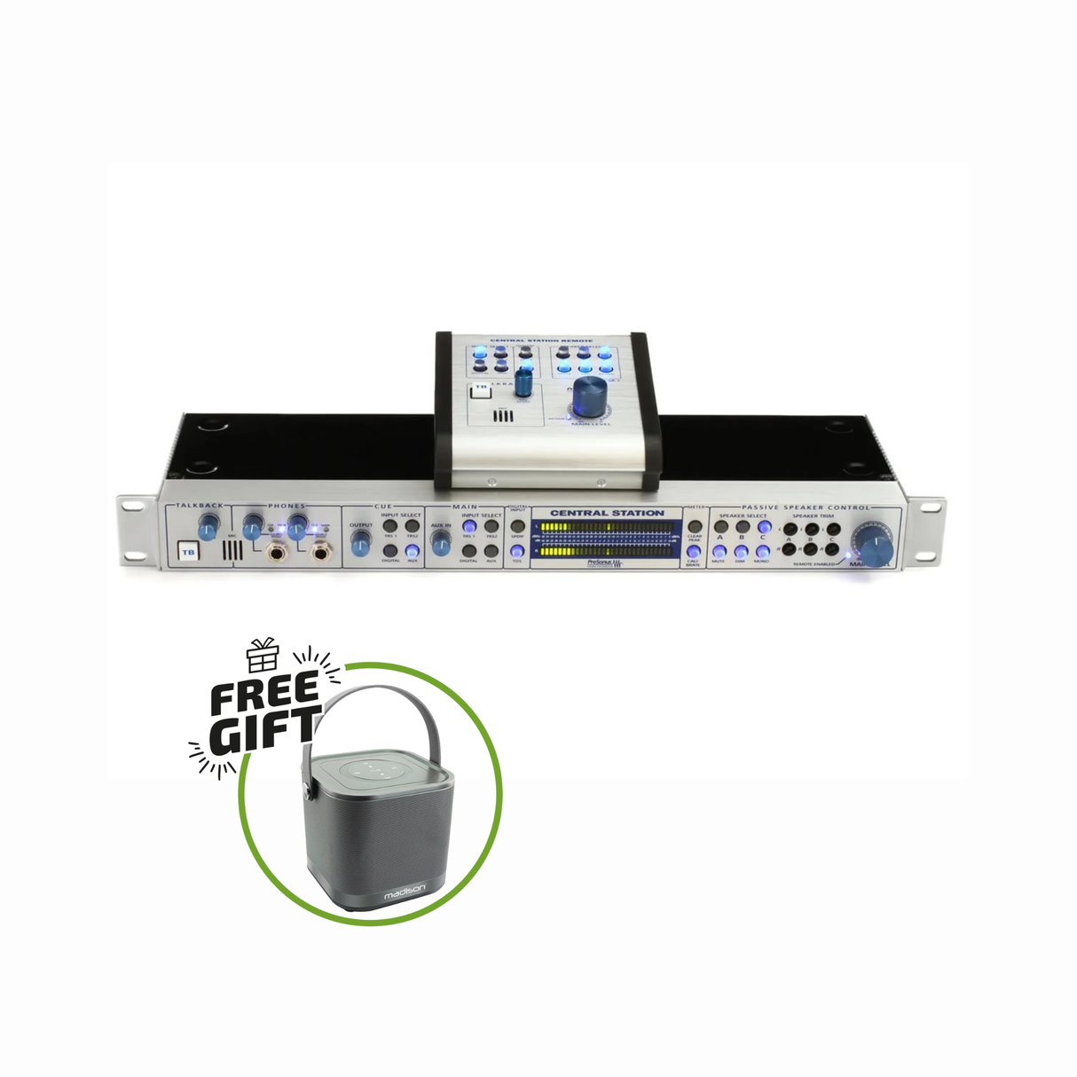 Presonus Central Station Plus Monitor Controller + Gratis gave