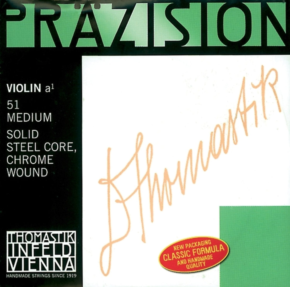 Thomastik-Infeld Fioliner-strenger Precision steel massiv kjerne - Medium (51)