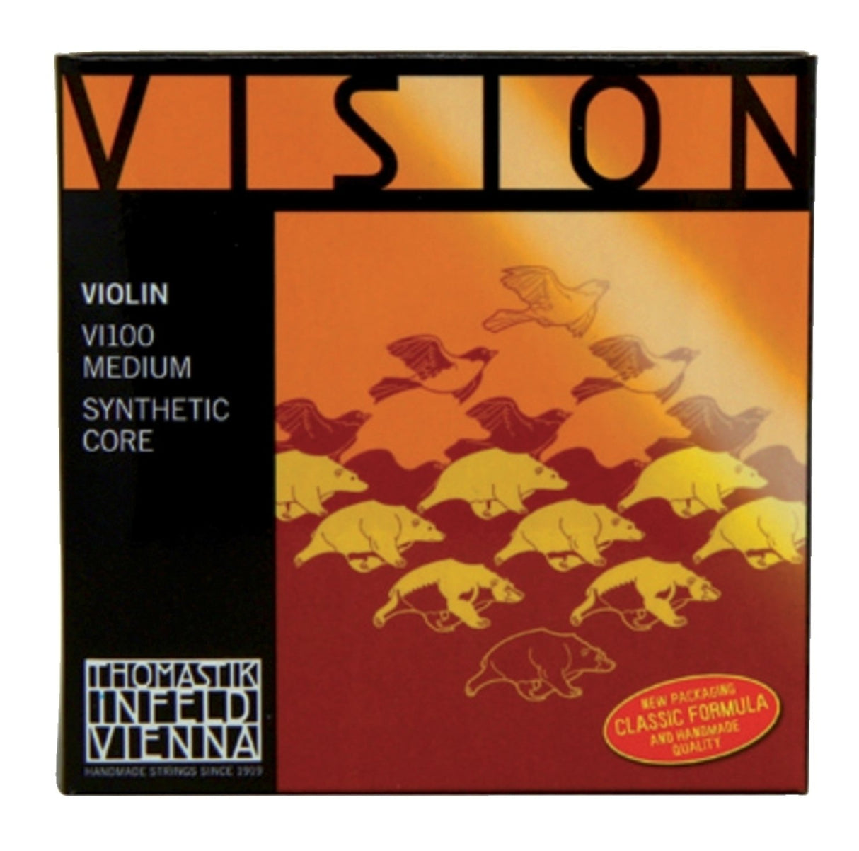 Thomastik-Infeld Fioliner-strenger Vision syntetisk kjerne - sett 1/16 (VI1001/16)
