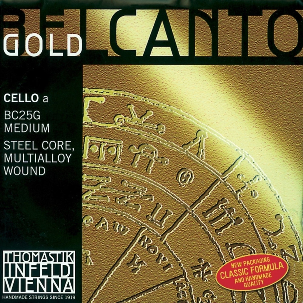 Thomastik-Infeld Celloer-strenger Belcanto Gold - Medium (BC31G)