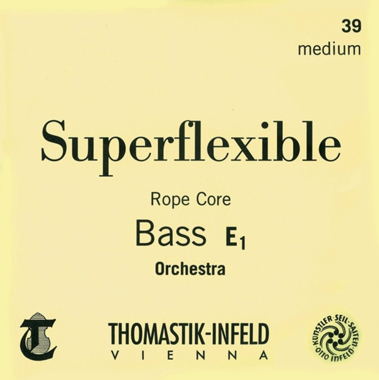 Thomastik-Infeld kontrabass-strenger Superflexible stålkjerne - Sett med 4 strenger (43)