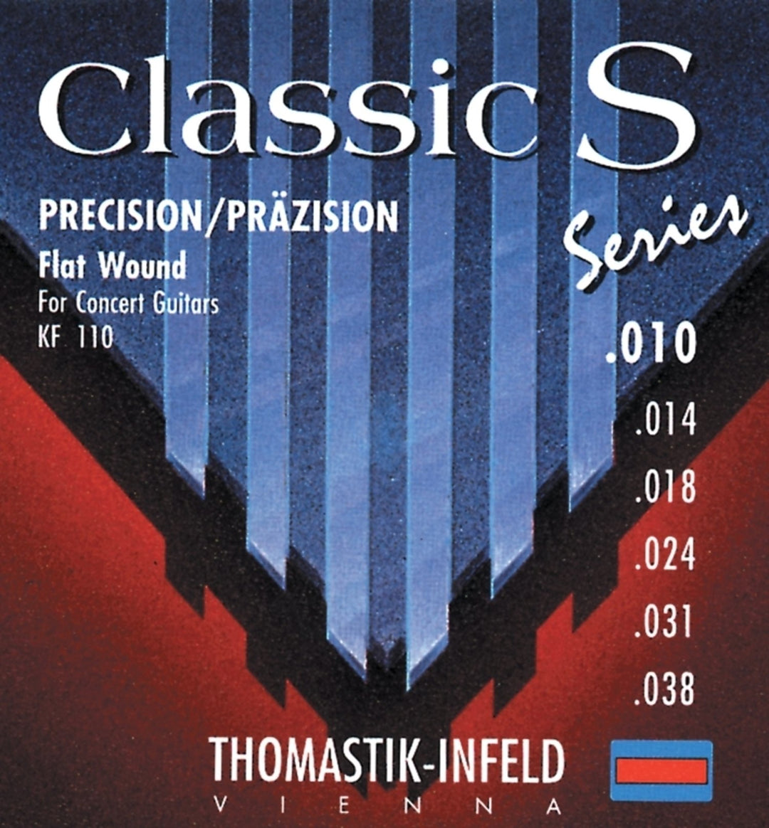 Thomastik-Infeld strenger til klassisk gitar Classic S Flatwound - sett (KF110)