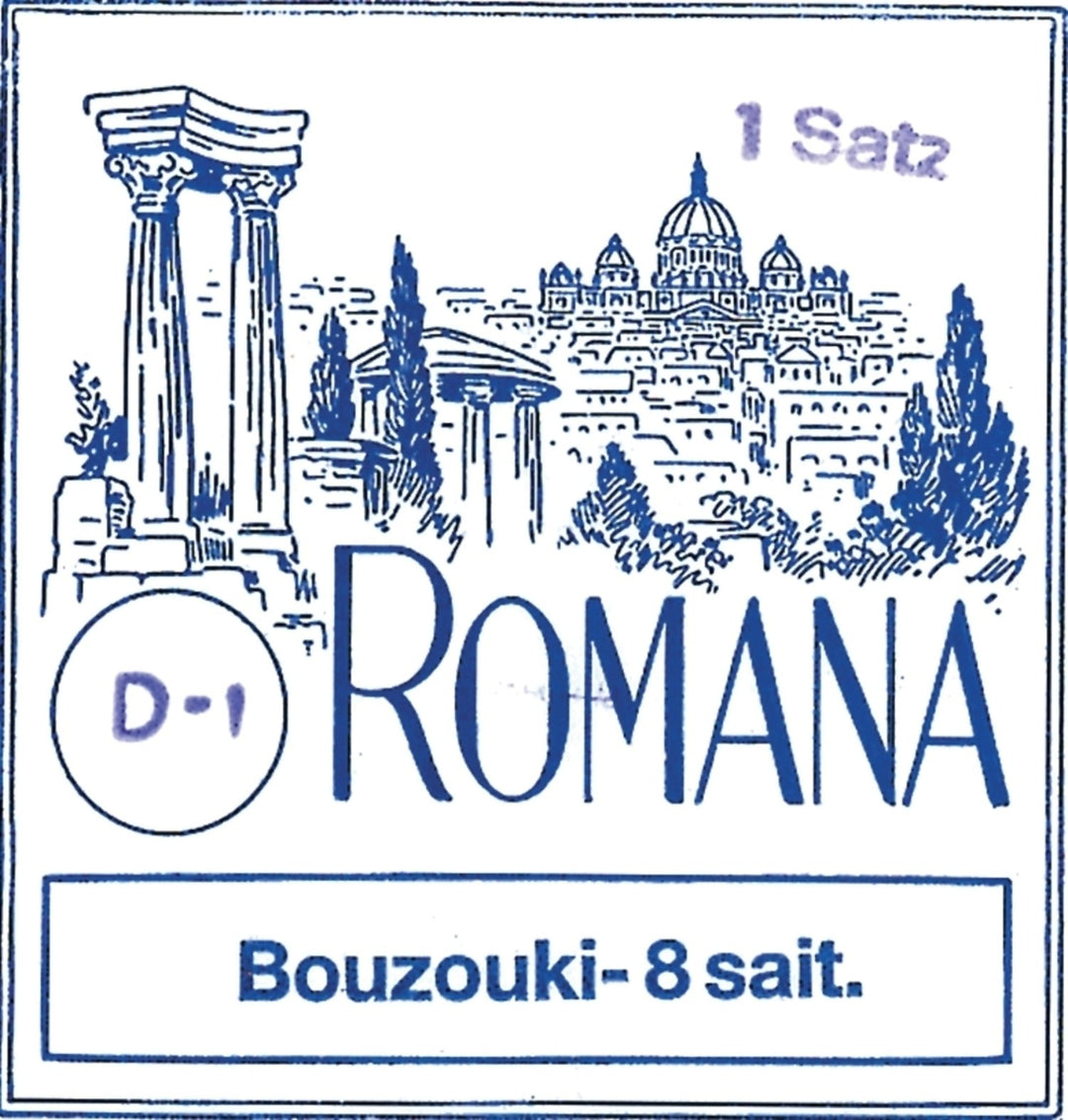 Romana bouzouki-strenger - sett (8-strengers)