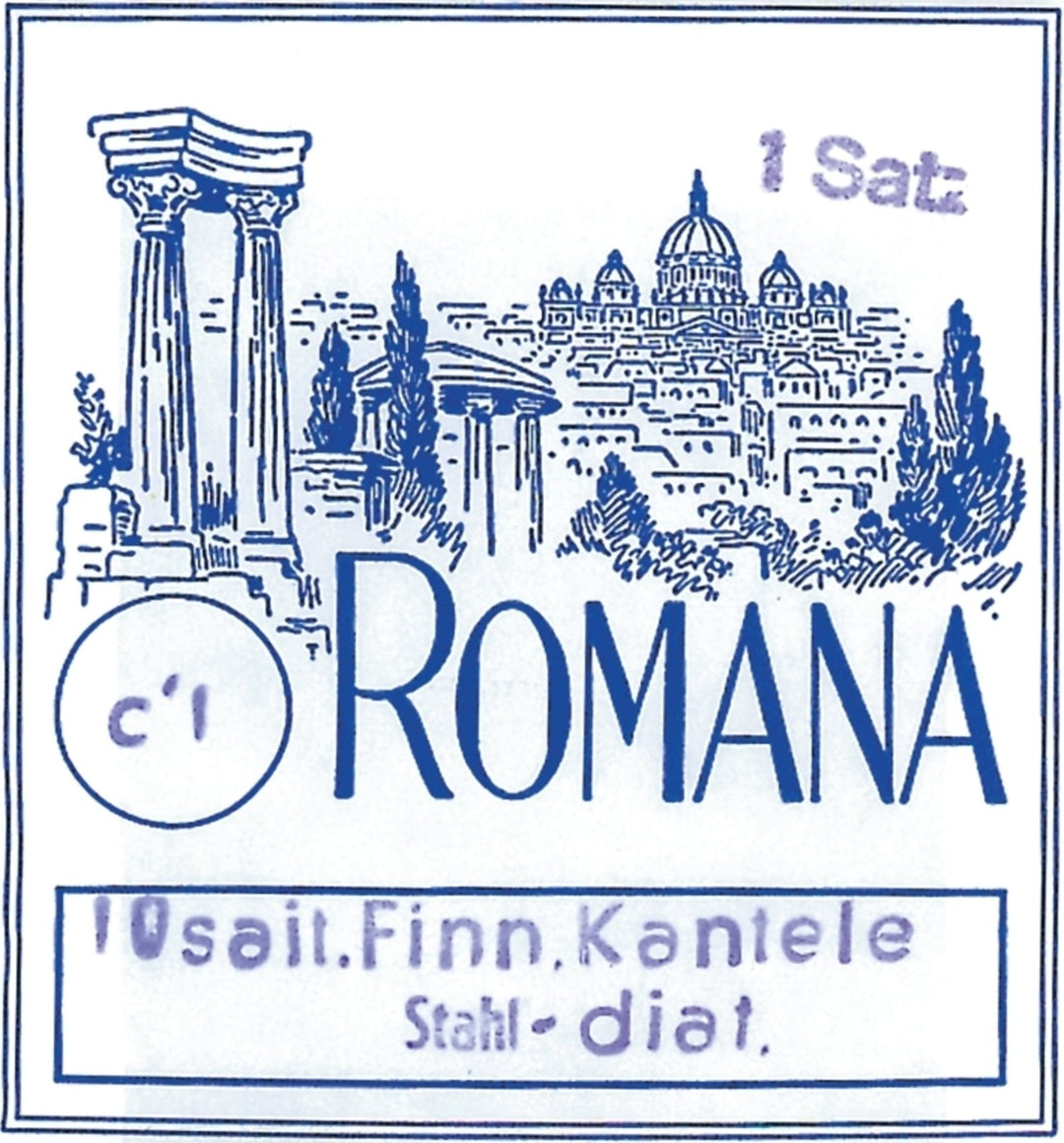 Romana kantele-strenger – sett pentatonisk (10-strengs)