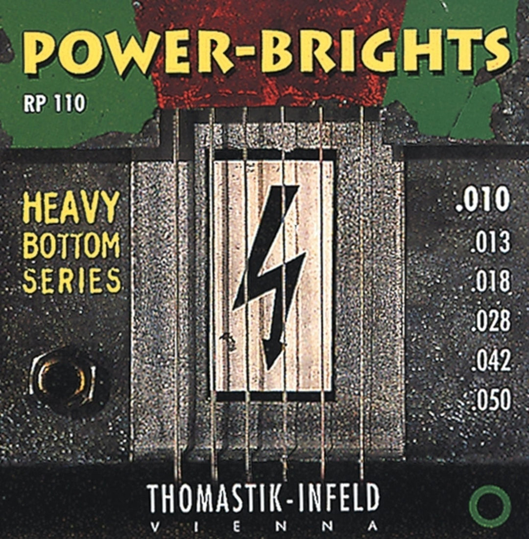 Thomastik-Infeld strenger til elgitar Power Brights Series - sett 010 heavy (RP110)