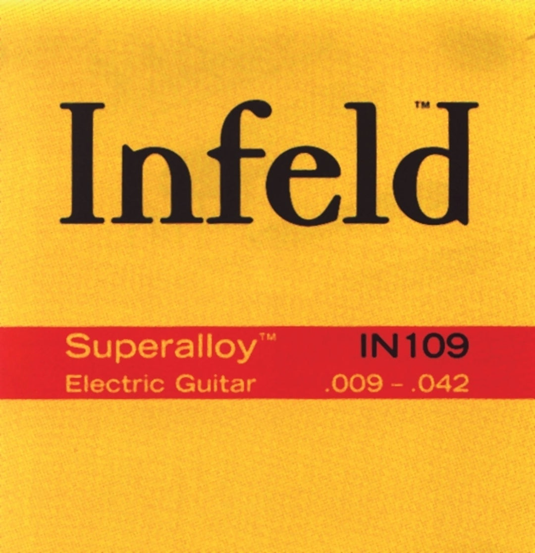Thomastik-Infeld strenger til el-gitar Superalloy rundviklet - Sett 009 (IN109)