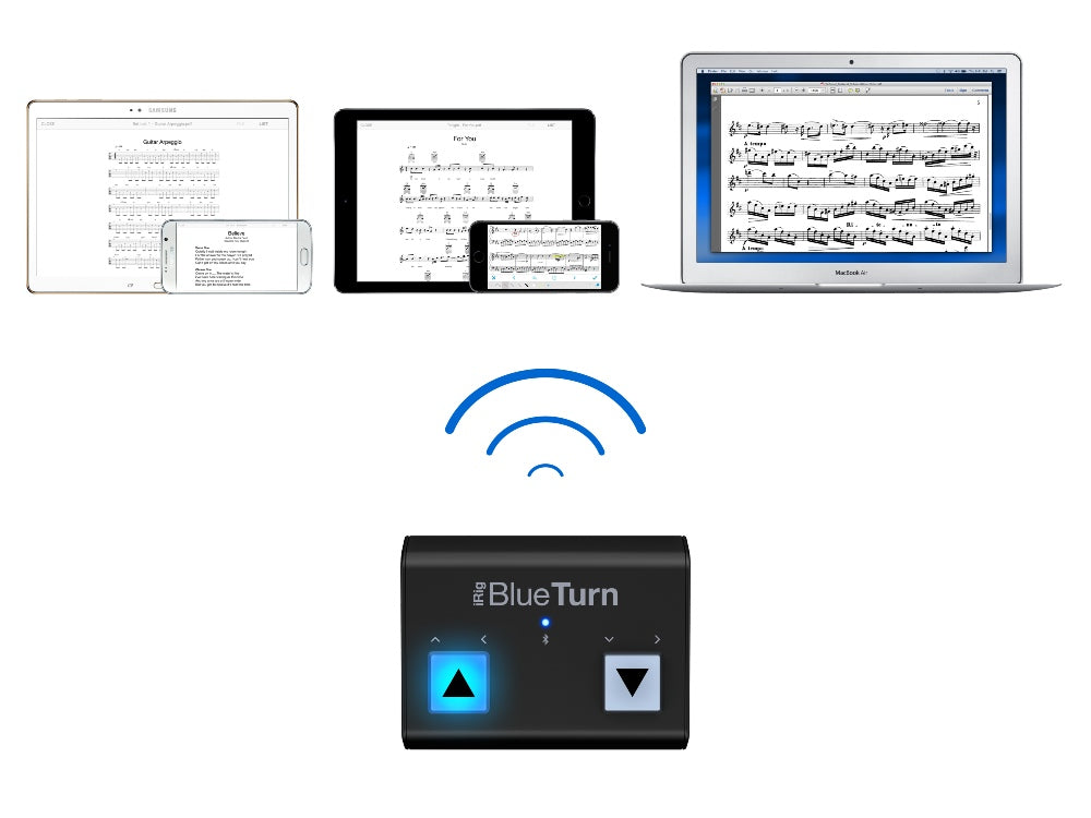IK Multimedia iRig Blueturn fotpedal for iOS