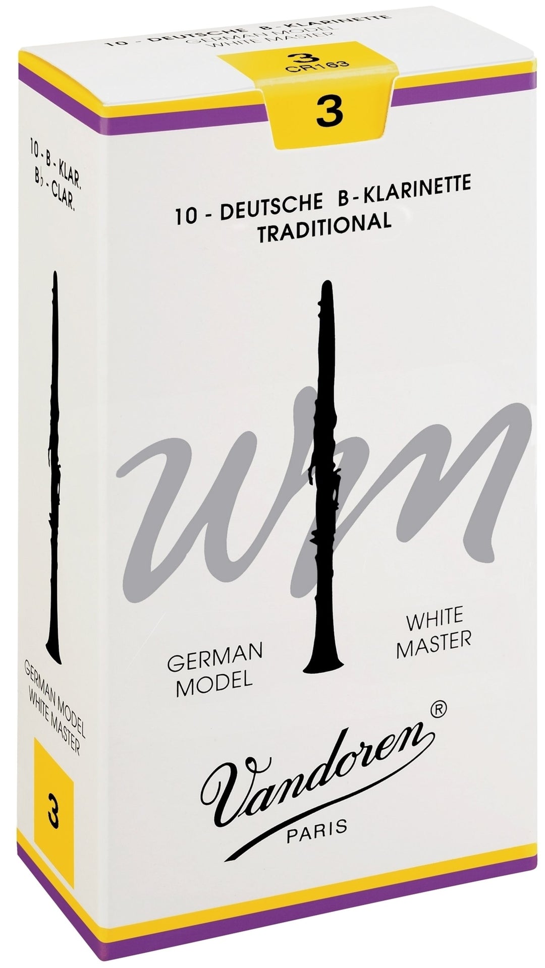 Vandoren Reeds Bb-klarinett White Master – 2