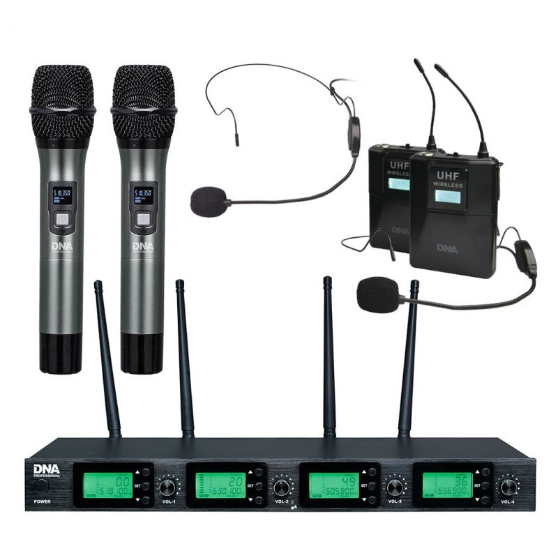 DNA RV-4 MIX trådløst mikrofonsett