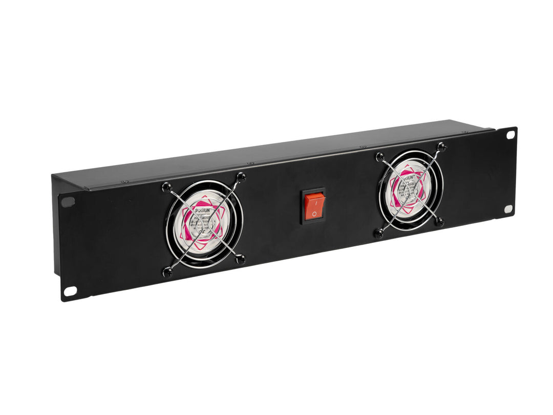 OMNITRONIC frontpanel Z-19 med 2 vifter, kablet 2U
