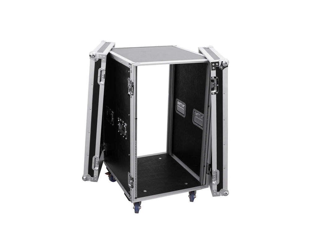 ROADINGER forsterkerreol PR-2ST, 18U, 57cm med hjul