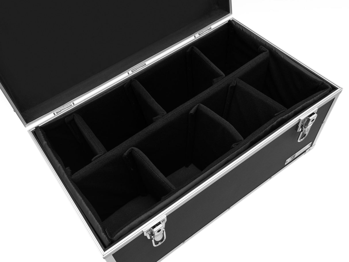 Roadinger Flightcase med skumskillevegg (53,8 x 29 x 28 cm)