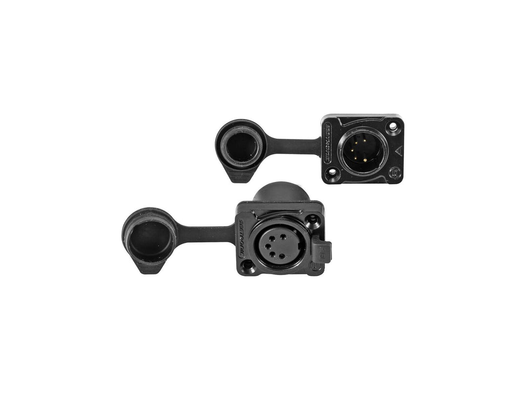 EUROLITE IP XLR Set plugg/kontakt 5-polet for LED IP PIX Strobe RGB CW+WW