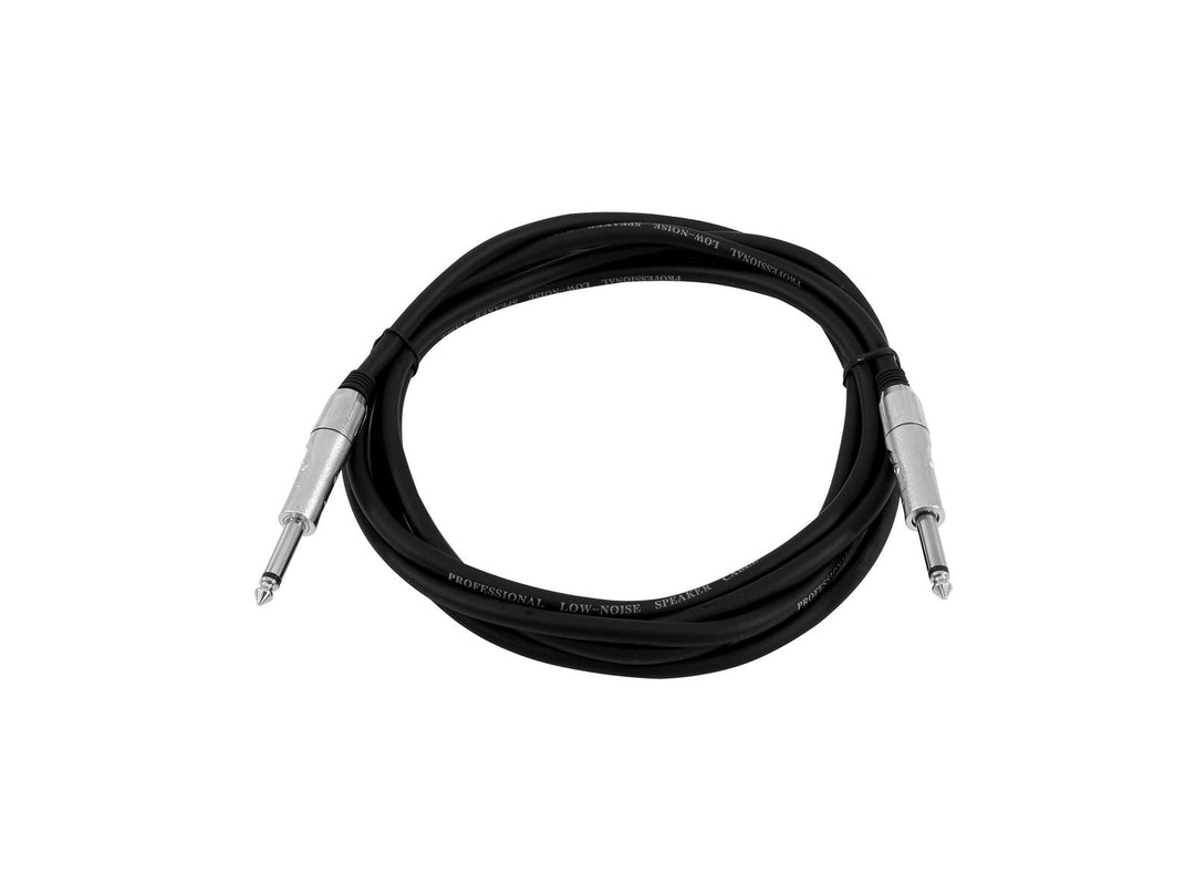 OMNITRONIC høyttalerkabel jack 2x1.5 1.5m bk