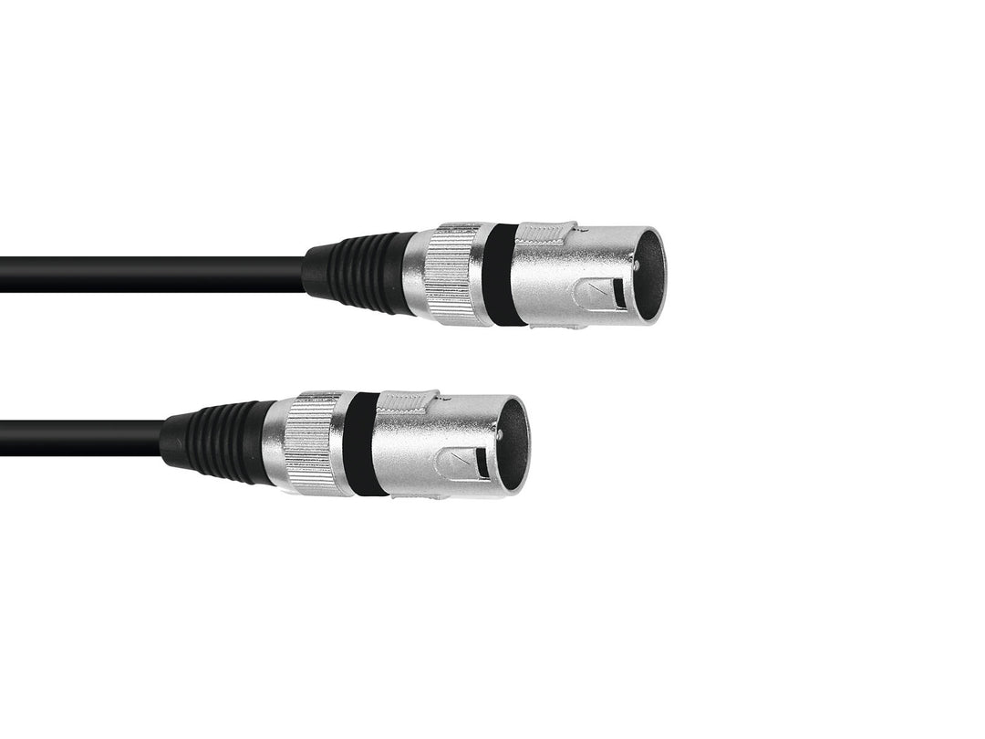 OMNITRONIC Adapterkabel XLR(M)/XLR(M) 0.2m bk