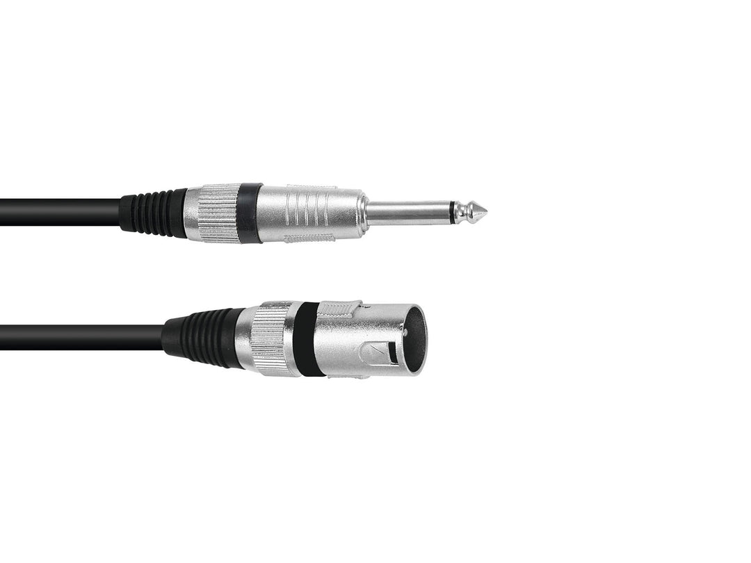 OMNITRONIC Adapterkabel XLR(M)/Jack mono 5 m bk
