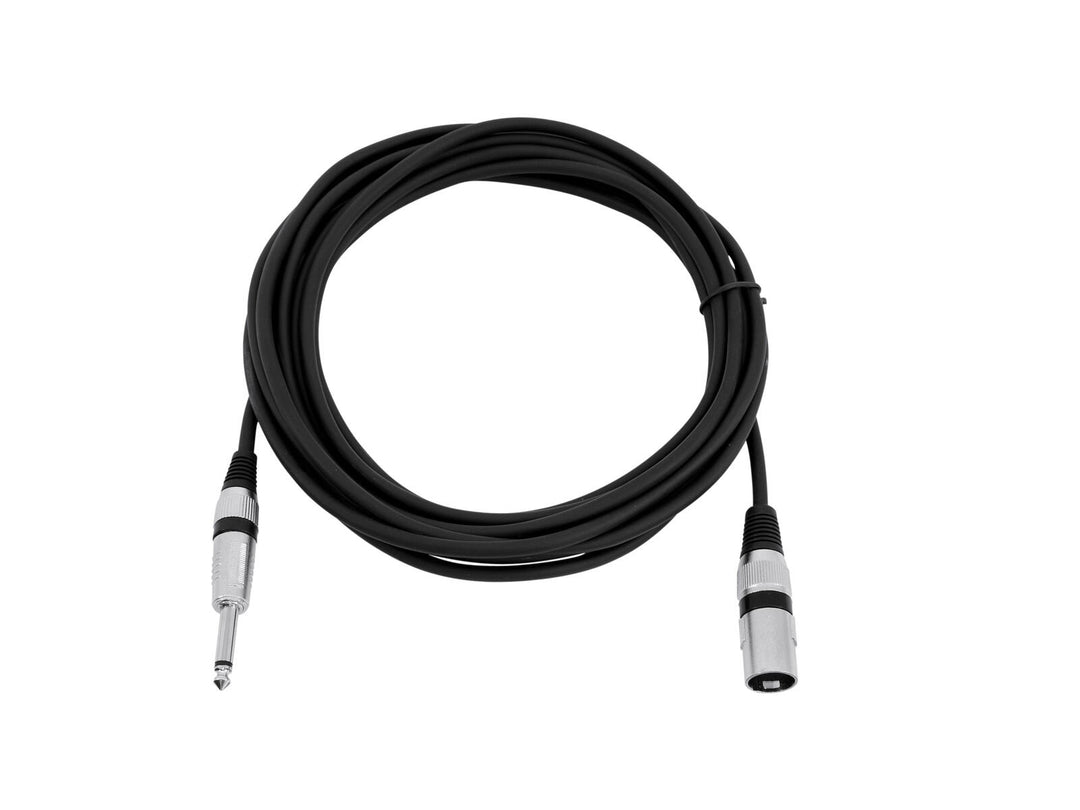 OMNITRONIC Adapterkabel XLR(M)/Jack mono 5 m bk