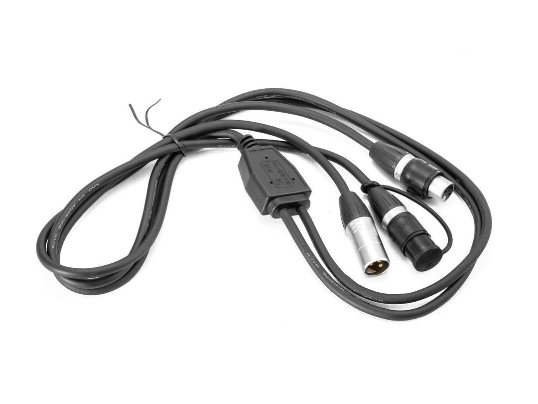 EUROLITE adapterkabel DMX IP XLR 3-pin(m)/2xIP XLR 3-pin(f)
