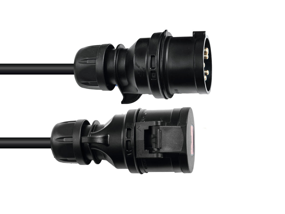 PSSO CEE skjøteledning 16A 5x2.5 5m Black Edition