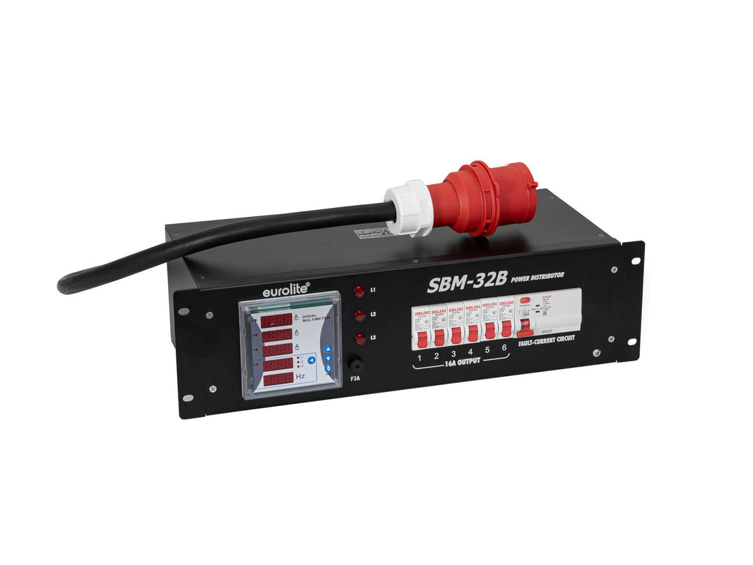 EUROLITE SBM-32B strømfordeler