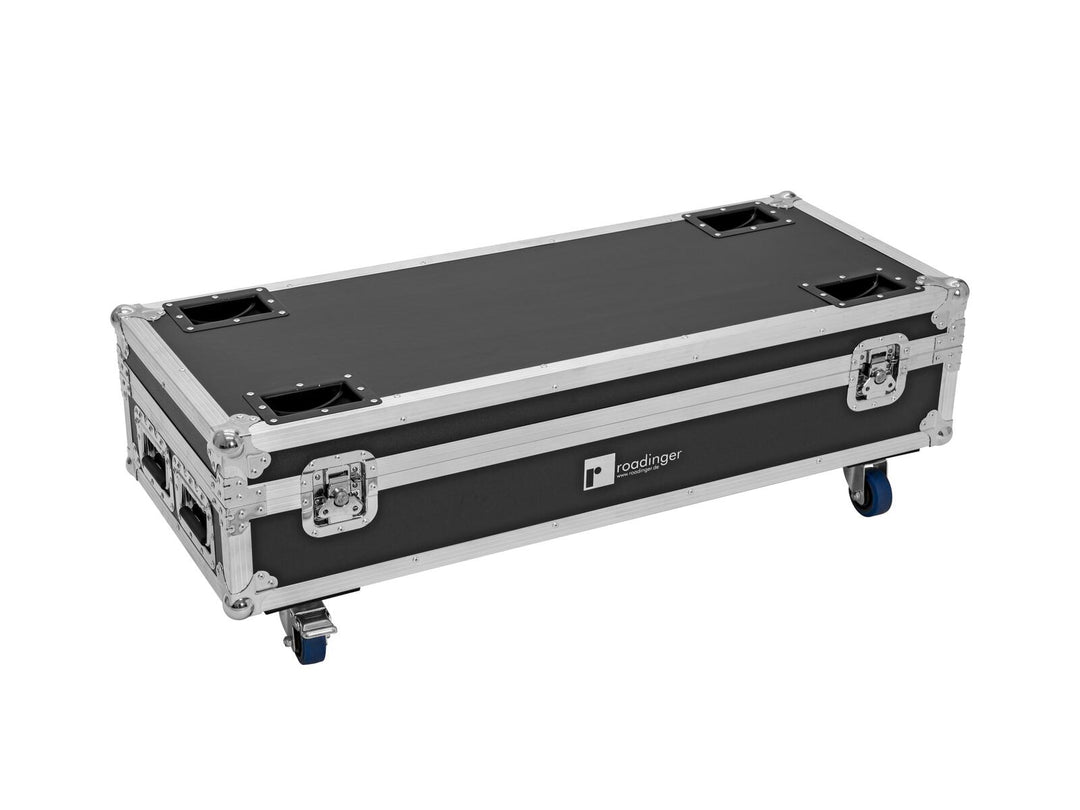 ROADINGER Flightcase 8x AKKU IP UP-4 QuickDMX med ladefunksjon