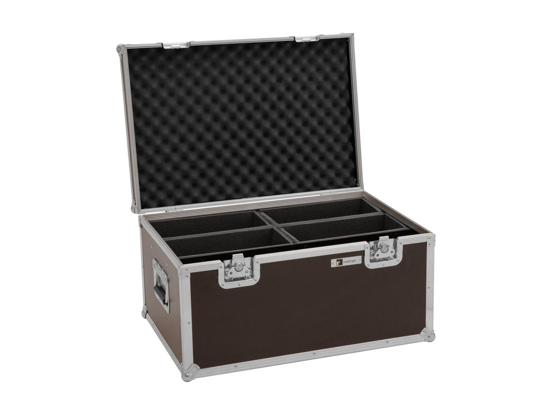 EUROLITE-sett 4x LED 7C-12 Silent Slim Spot + etui