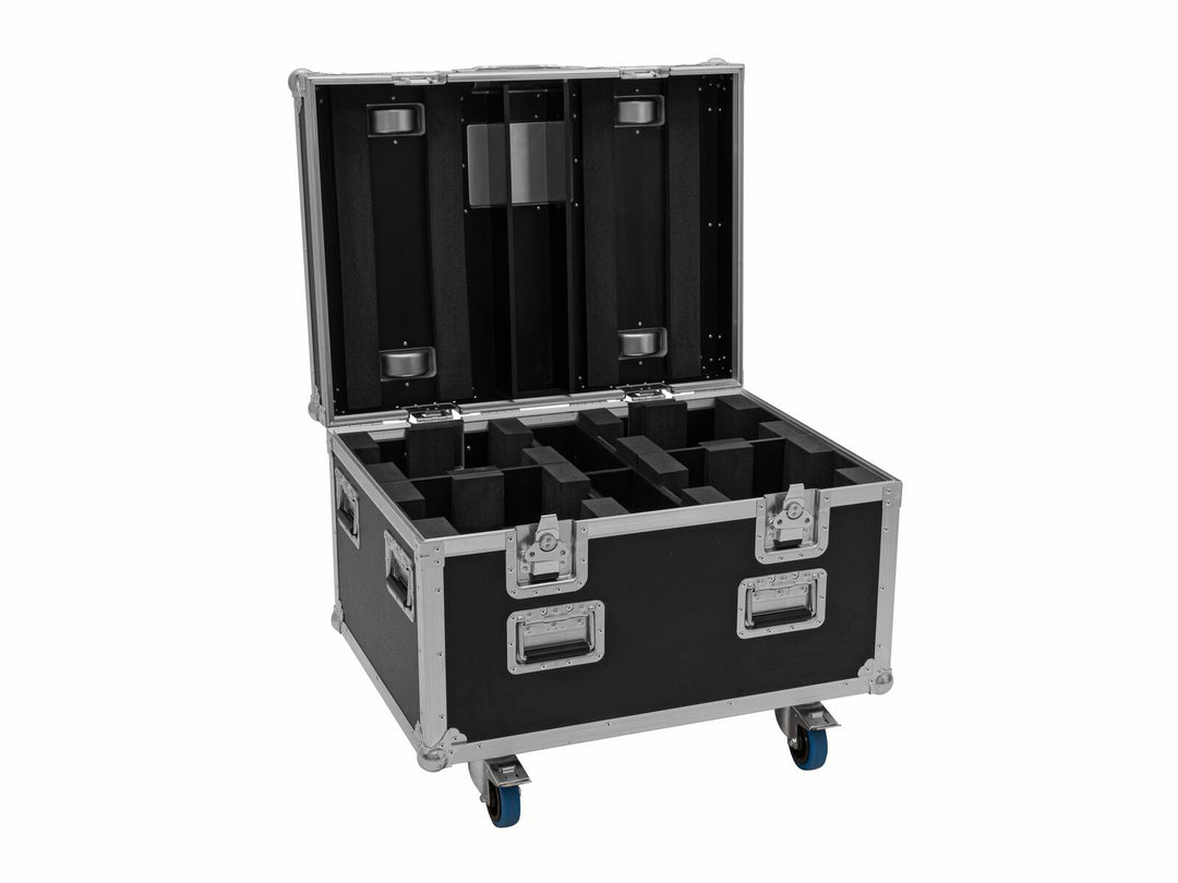 ROADINGER flightcase til 4x LED TMH-X4 med hjul