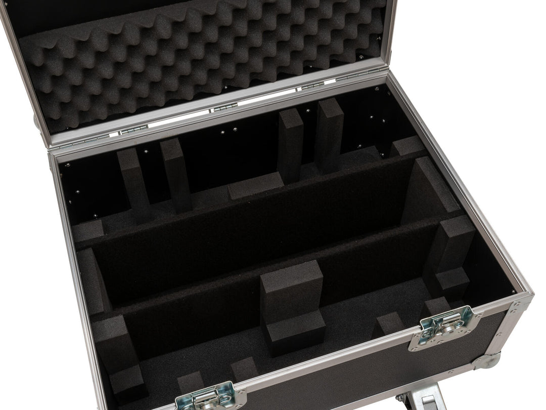 ROADINGER flightcase 4x LED CLS-9 QCL RGB/WW 9x7 W