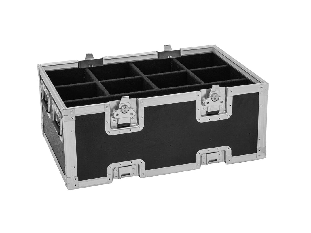 EUROLITE Set 16x LED Silent Par 6 QCL floor wh + koffert