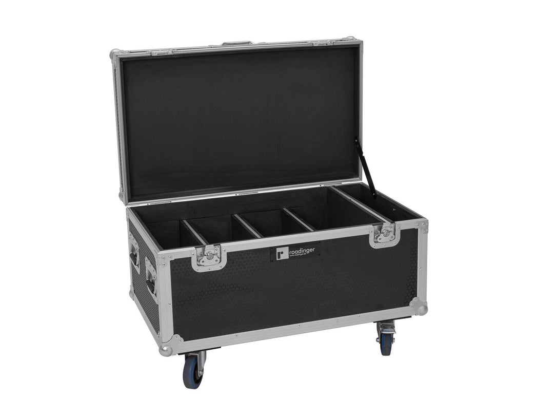 EUROLITE Sett med 4x Multiflood IP 8x10W RGBW Wash CRMX + etui